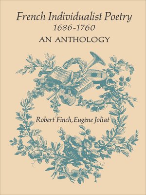 cover image of French Individualist Poetry 1686-1760